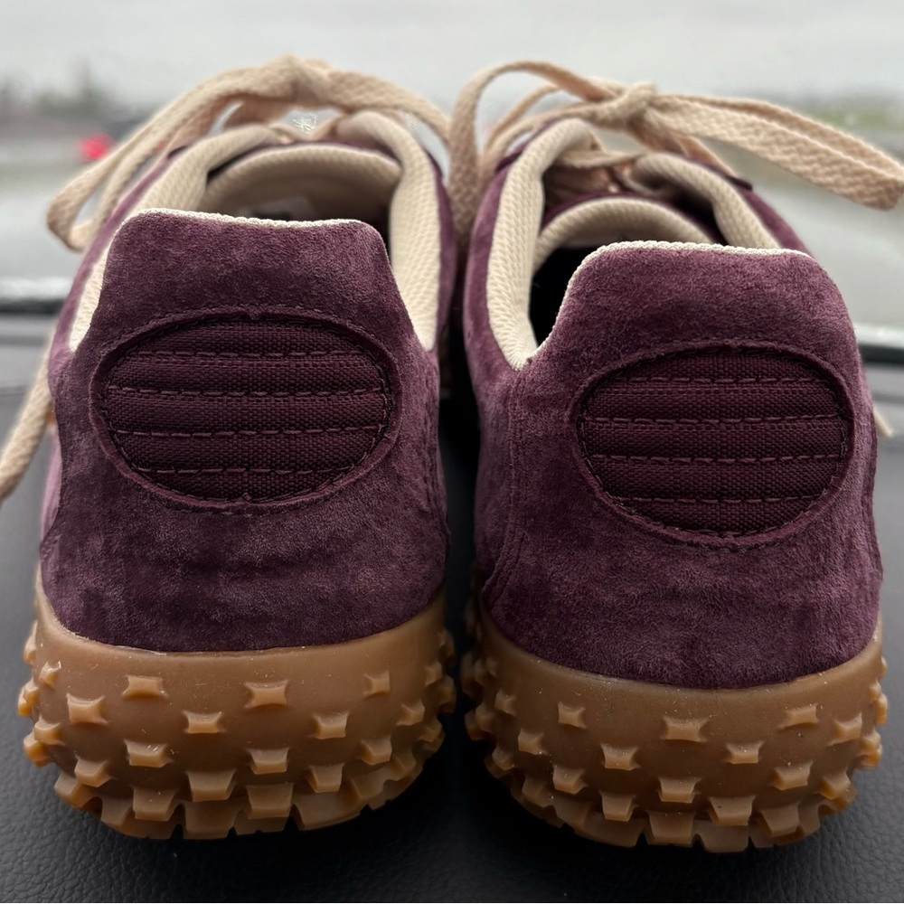 Merrell Women's Burgundy Suede Trail Sneaker - Picture 7 of 12